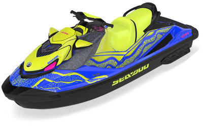 Hightide NuclearYellow Black Sea-Doo GTI Graphics