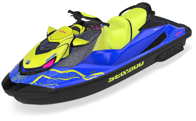 Hightide NuclearYellow Black Sea-Doo GTI Graphics