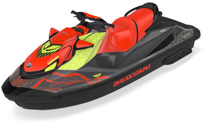 Hightide NeoMint Orange Sea-Doo GTI Graphics