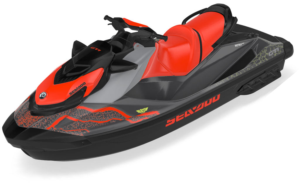 Hightide NeoMint Orange Sea-Doo GTI Graphics