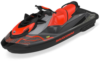 Hightide NeoMint Orange Sea-Doo GTI Graphics