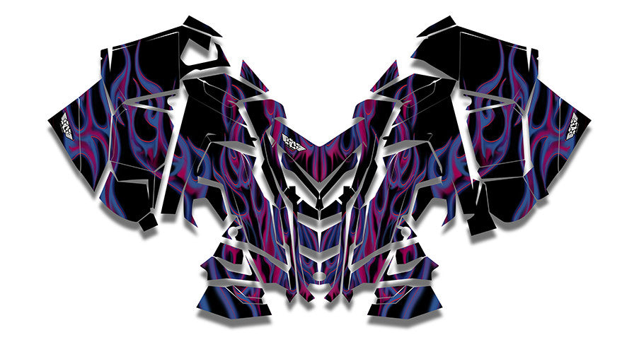 Hot Rod Polaris AXYS RMK Sled Wraps