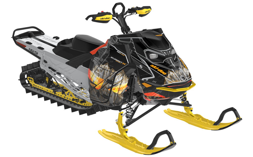 Inversion Ski-Doo REV Gen5 Mountain Black Orange Less Coverage