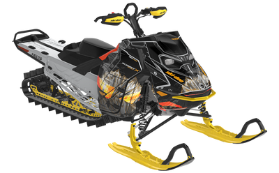 Inversion Ski-Doo REV Gen5 Mountain Black Orange Less Coverage