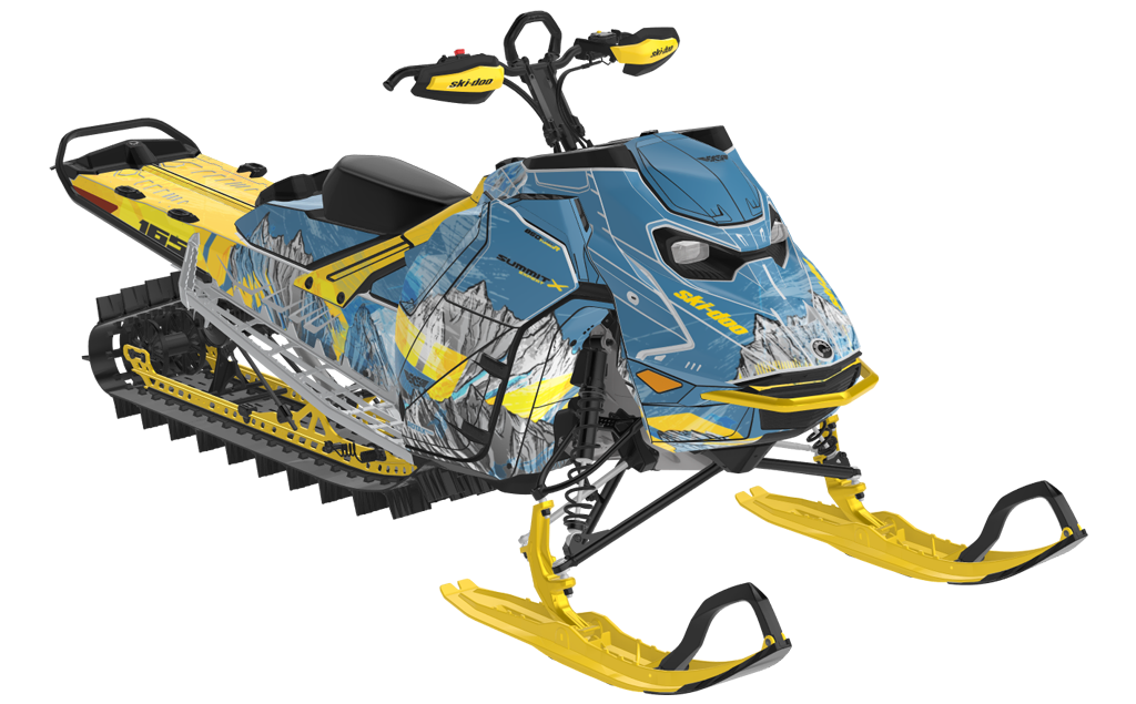 Inversion Ski-Doo REV Gen5 Mountain Reef DazzBlue Less Coverage