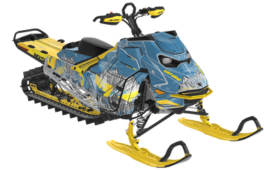 Inversion Ski-Doo REV Gen5 Mountain Reef DazzBlue Less Coverage