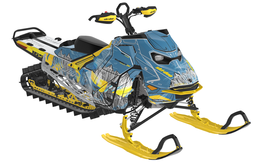 Inversion Ski-Doo REV Gen5 Mountain Reef DazzBlue Partial Coverage
