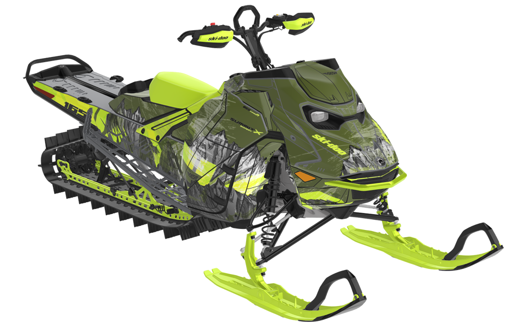 Inversion Ski-Doo REV Gen5 Mountain Black Spartan Partial Coverage