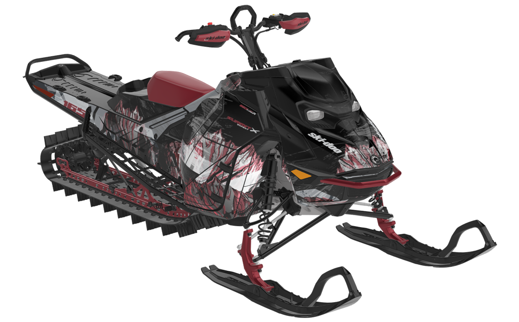 Inversion Ski-Doo REV Gen5 Mountain DrkGrey Manta Partial Coverage