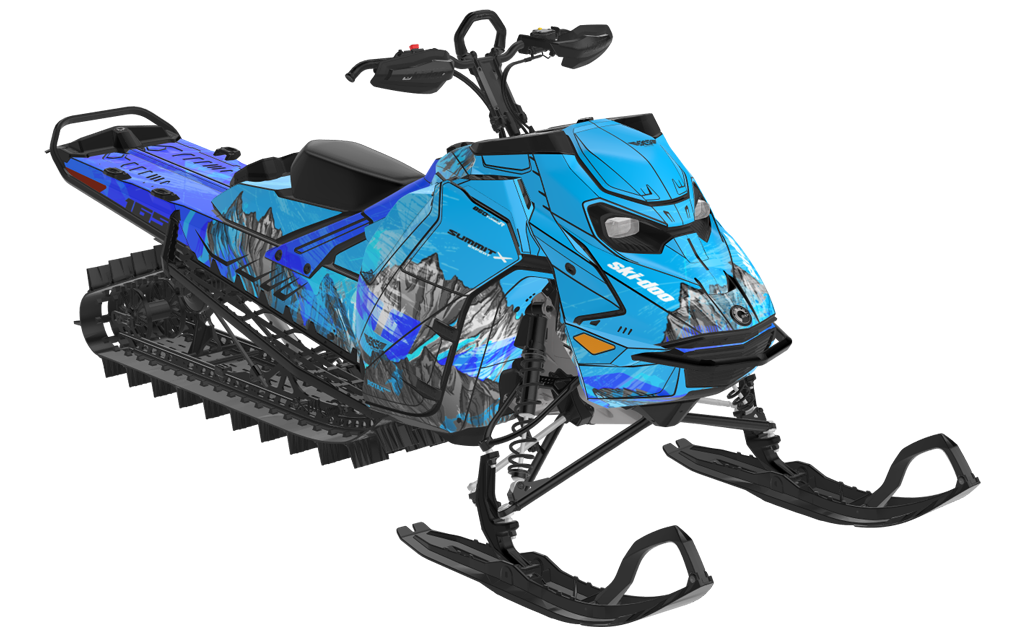 Inversion Ski-Doo REV Gen5 Mountain VintageYellow ScandiBlue Less Coverage