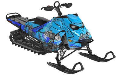 Inversion Ski-Doo REV Gen5 Mountain VintageYellow ScandiBlue Partial Coverage
