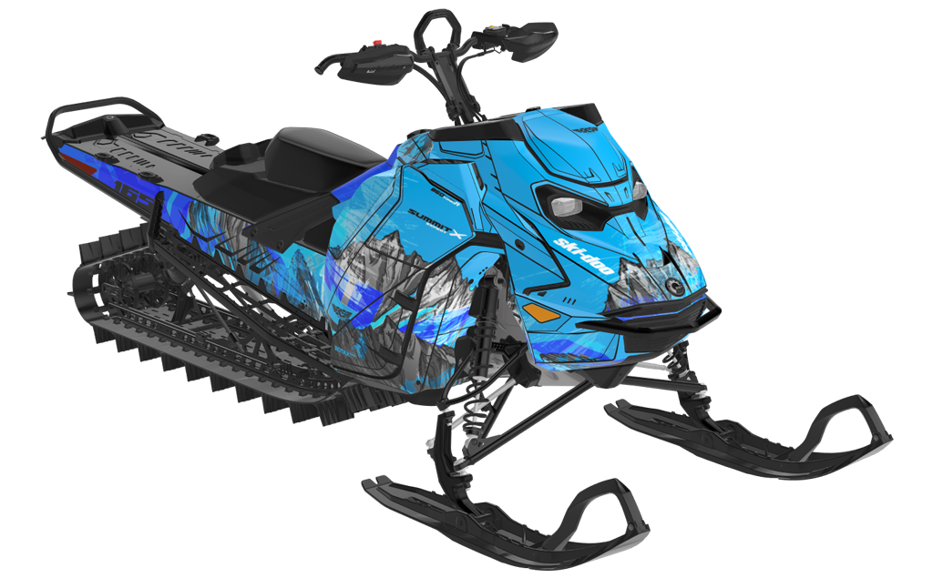 Inversion Ski-Doo REV Gen5 Mountain VintageYellow ScandiBlue Full Coverage