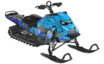 Inversion Ski-Doo REV Gen5 Mountain VintageYellow ScandiBlue Full Coverage