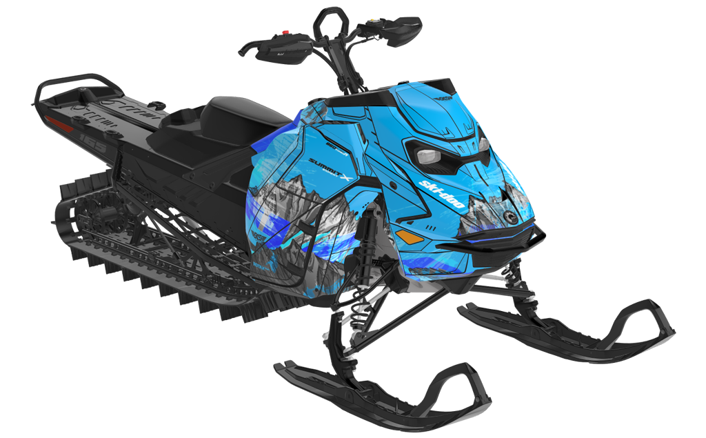 Inversion Ski-Doo REV Gen5 Mountain VintageYellow ScandiBlue Premium Coverage