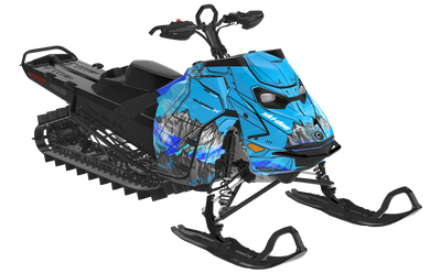Inversion Ski-Doo REV Gen5 Mountain VintageYellow ScandiBlue Premium Coverage