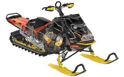Inversion Ski-Doo REV Gen5 Mountain Black Orange Premium Coverage