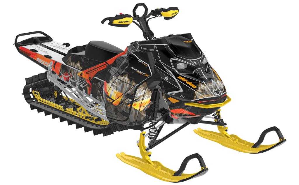 Inversion Ski-Doo REV Gen5 Mountain Black Orange Full Coverage