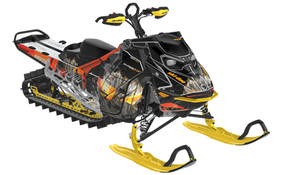 Inversion Ski-Doo REV Gen5 Mountain Black Orange Full Coverage