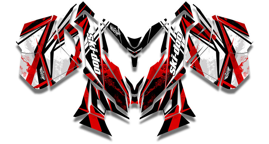 Katana Ski-Doo REV-XM Sled Wrap - SCS Unlimited 