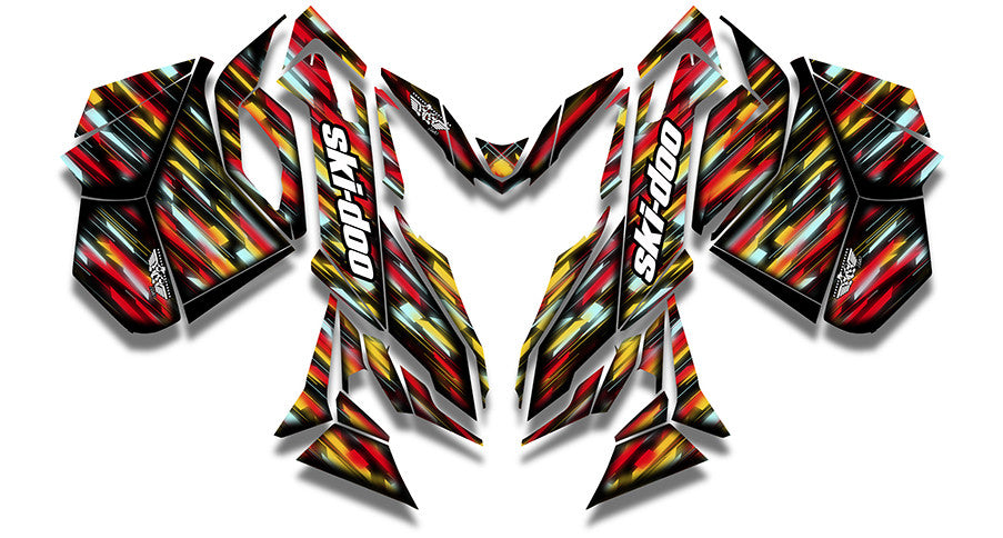 Lightwave Ski-Doo REV-XM Sled Wrap - SCS Unlimited 