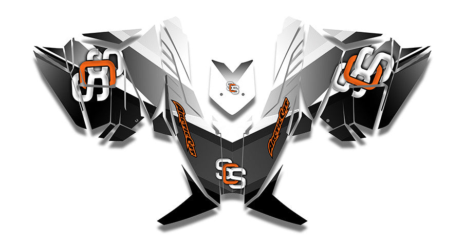 MLB Orange Sled Wraps - SCS Unlimited 