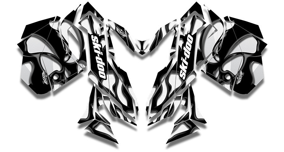Malleable Skin Ski-Doo REV-XM Sled Wrap - SCS Unlimited 