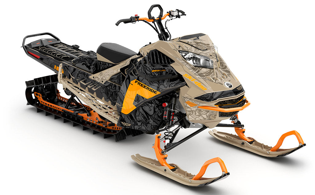 Mr Sinister Army Tan Ski-Doo REV Gen4 LWH - Freeride Premiumium