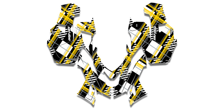 Plaid Out Ski-Doo REV-XU Sled Wrap