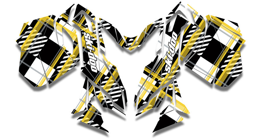 Plaid Out Ski-Doo REV-XM Sled Wrap - SCS Unlimited 