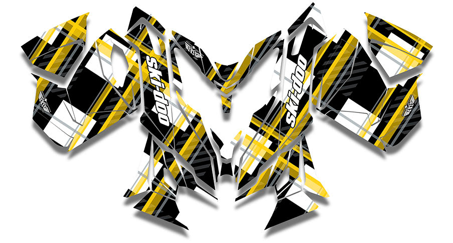 Plaid Out Sled Wraps - SCS Unlimited 