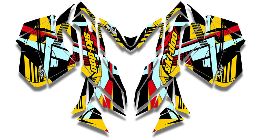 Premium Ski-Doo REV-XM Sled Wrap - SCS Unlimited 