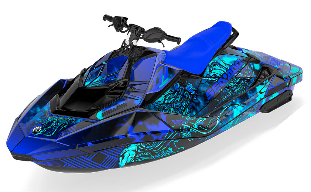 Pulse Sea-Doo Spark Graphics Black Red Max Coverage