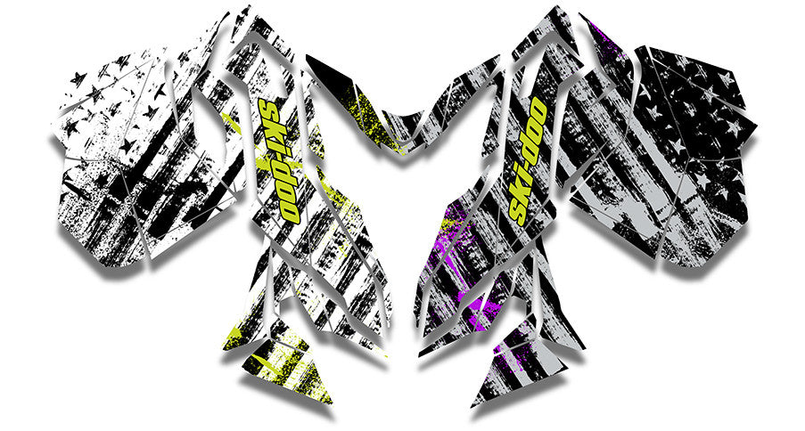 Rise Above Ski-Doo REV-XM Sled Wrap - SCS Unlimited 