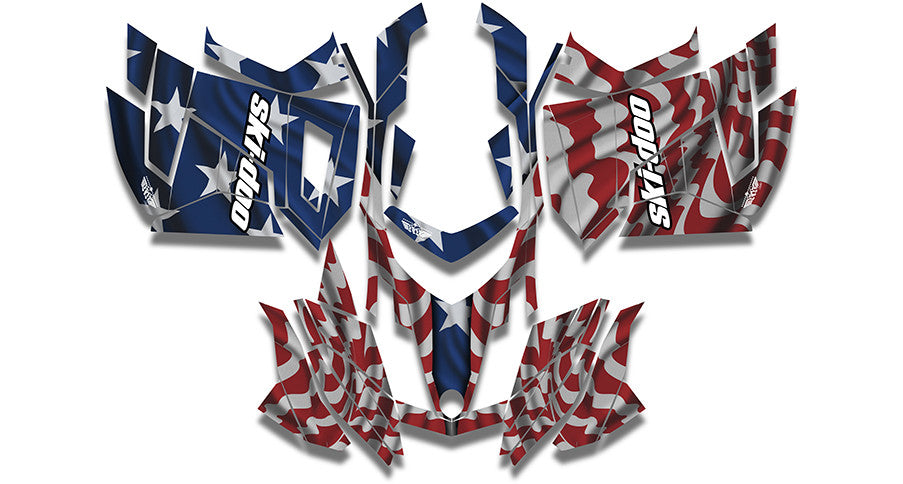 Screaming Freedom Sled Wraps - SCS Unlimited 