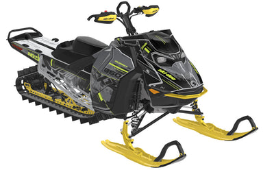 Smokeshow Ski-Doo REV Gen5 Mountain SteelGrey Manta Less Coverage