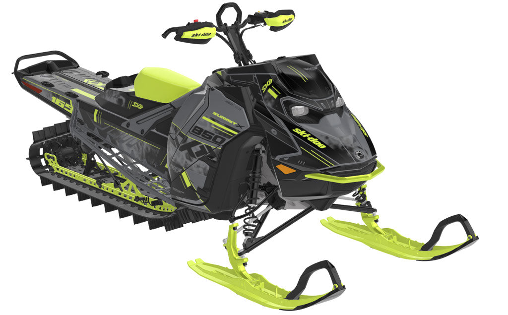 Smokeshow Ski-Doo REV Gen5 Mountain SteelGrey Manta Full Coverage