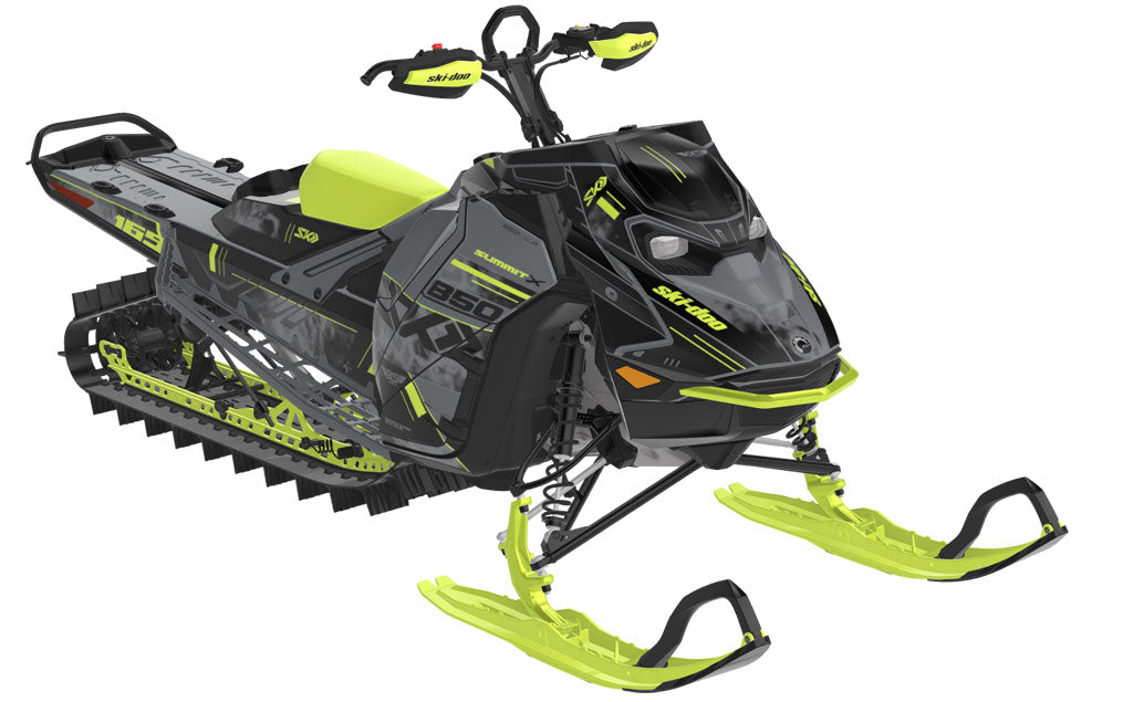 Smokeshow Ski-Doo REV Gen5 Mountain SteelGrey Manta Partial Coverage