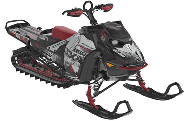 Smokeshow Ski-Doo REV Gen5 Mountain CatGrey Spartan Partial Coverage