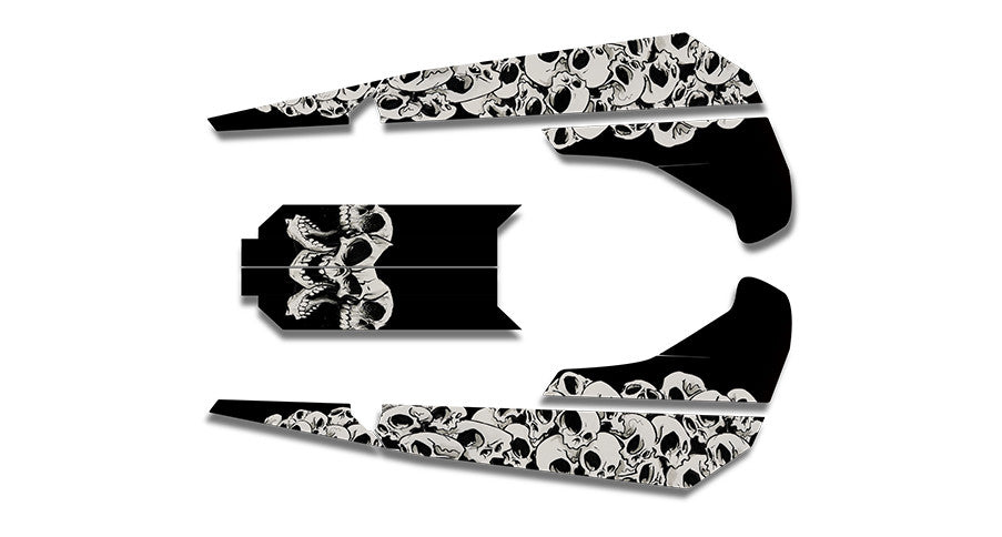 Squindo Skulls Sled Wraps - SCS Unlimited 
