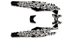 Squindo Doo Skulls Sled Wraps - SCS Unlimited 