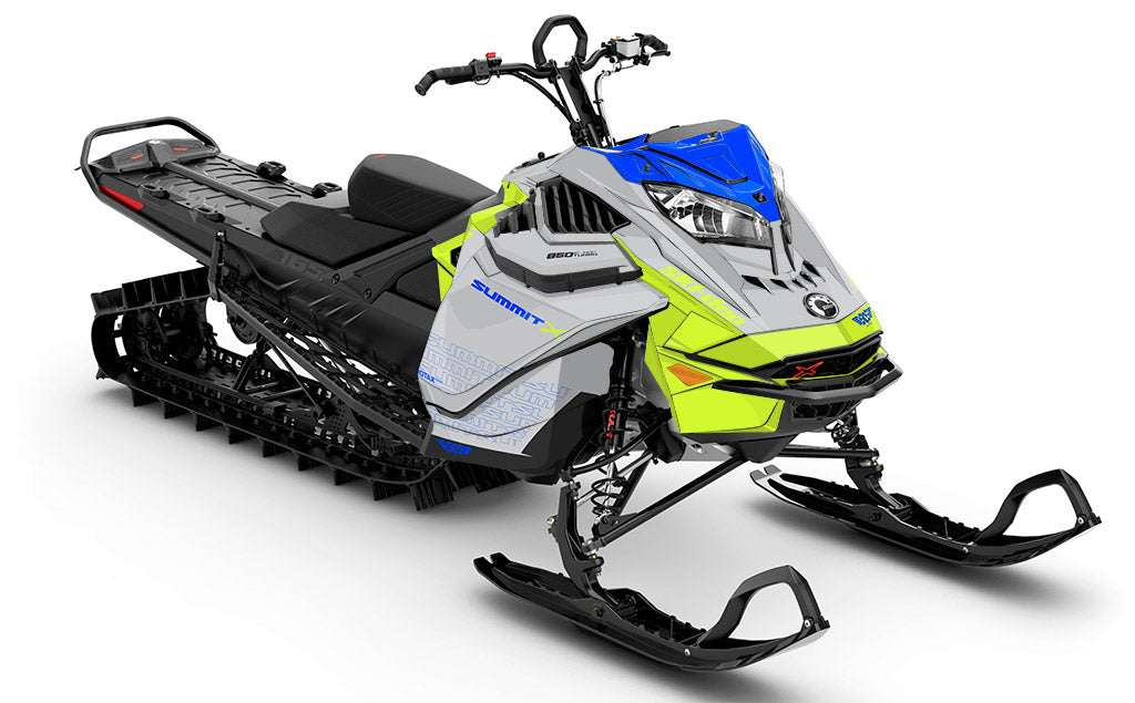 Supercharge Red Black Ski-Doo REV Gen4 LWH - Summit Full Coverage Sled Wrap