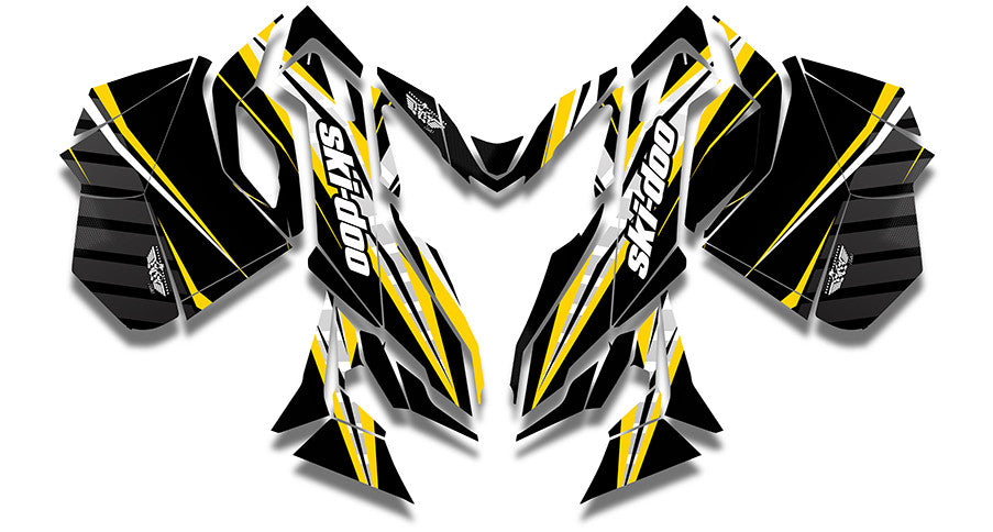 Tron Ski-Doo REV-XM Sled Wrap - SCS Unlimited 