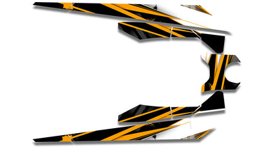 Unlimited Orange Ski-Doo REV-XM Sled Wrap - SCS Unlimited 