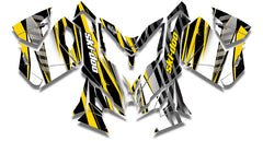 Unlimited Yellow Sled Wraps - SCS Unlimited 