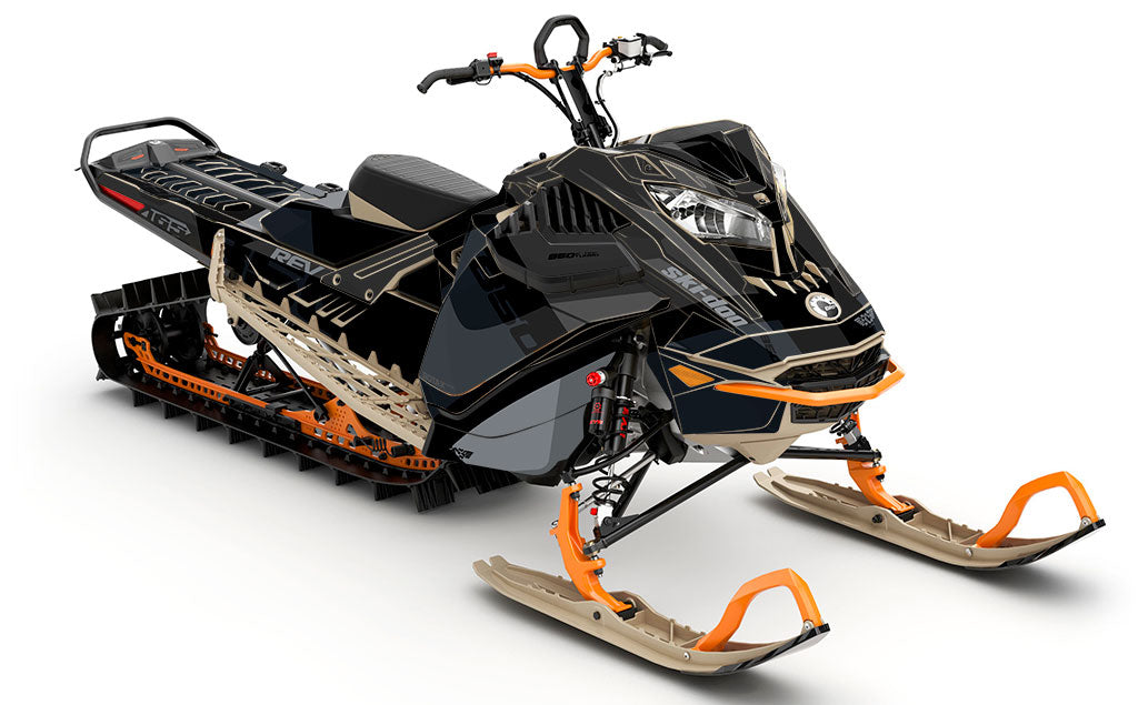 Whiteroom Black DrkGrey Ski-Doo REV Gen4 LWH - Freeride Premium