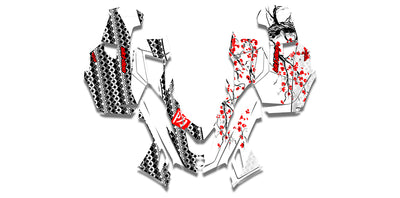 Winter Bloom Ski-Doo REV-XU Sled Wrap