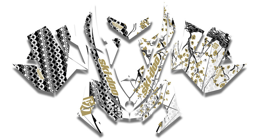 Winter Bloom Sled Wraps - SCS Unlimited 