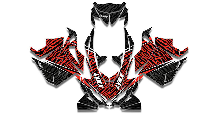 Heath Frisby Zebra Sled Wraps - SCS Unlimited 