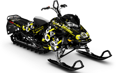 Analog Full Ski-Doo REV Gen4 Sled Wrap Sled Wrap   