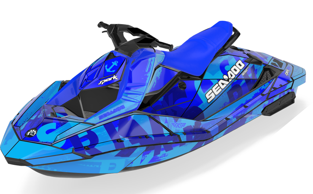 Anchor Sea-Doo Spark Graphics Red Reef Premium Coverage